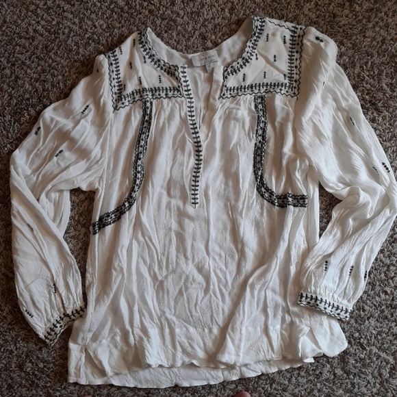 Peasant boho Lucky Shirt M - Picture 3 of 6